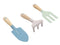 CALM & BREEZY KIDS GARDEN TOOL 3PCS SET BLUE