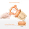 2 X Newborn Baby Food Fruit Nipple Feeder Pacifier Safety Silicone Feeding Tool Brown Large