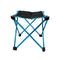 Mini Portable Outdoor Folding Stool Camping Fishing Picnic Chair Seat 80kg Blue