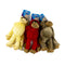 Chompers Dog Toy Plush Gorilla w Squeak 31cm 3 Asstd Colours - 1 x Random Toy Selected