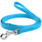 Waudog Leather Flat Clip Leash W9MM - L122CM BLUE