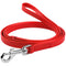 Waudog Leather Flat Clip Leash W9MM - L122CM RED