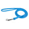 Waudog Leather Round Clip Leash W4MM - L183CM BLUE