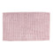 Microfiber Shower & Bathroom Bath Mat Non Slip Soft Pile Design (Pink)