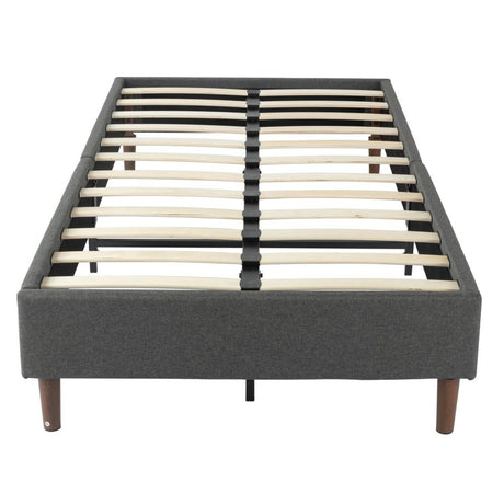 Bed Frame Mattress Foundation (Dark Grey) – Double