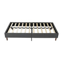 Bed Frame Mattress Foundation (Dark Grey) &