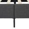 Bed Frame Mattress Foundation (Dark Grey) &