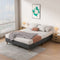 Bed Frame Mattress Foundation (Dark Grey) &#8211; Queen