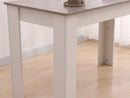 Dining Table Rectangular Wooden 120M-Grey & White