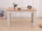 Dining Table Rectangular Wooden 120M-Wood & White