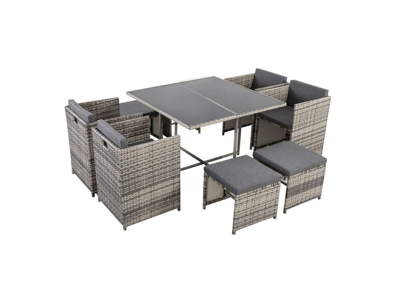 Horrocks 8 Seater Outdoor Dining Set –Grey