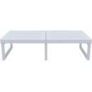 Mykonos Lounge Table XL - Silver Grey