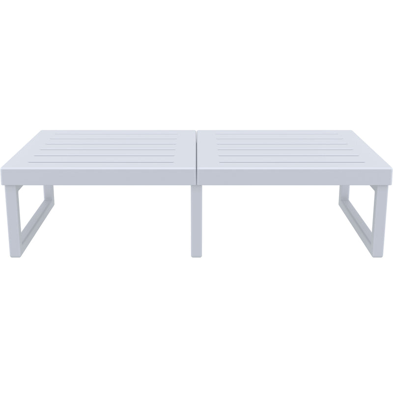 Mykonos Lounge Table XL - Silver Grey