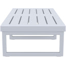 Mykonos Lounge Table XL - Silver Grey