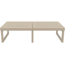 Mykonos Lounge Table XL - Silver Grey