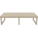 Mykonos Lounge Table XL - Silver Grey