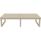 Mykonos Lounge Table XL - Silver Grey