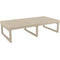 Mykonos Lounge Table XL - Silver Grey