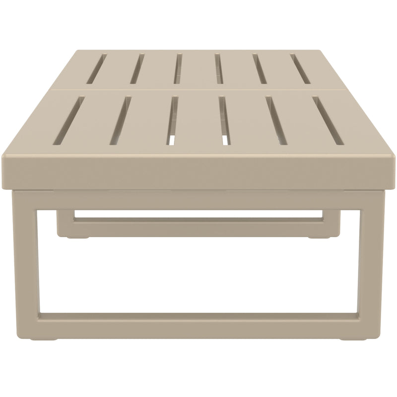 Mykonos Lounge Table XL - Silver Grey