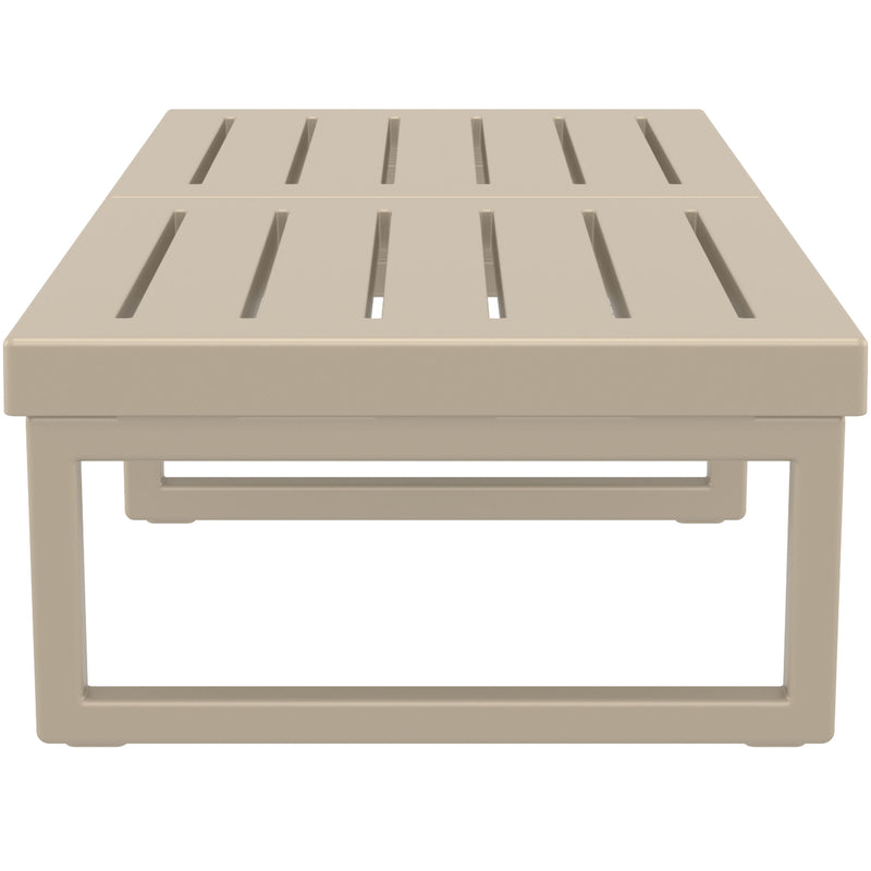 Mykonos Lounge Table XL - Silver Grey