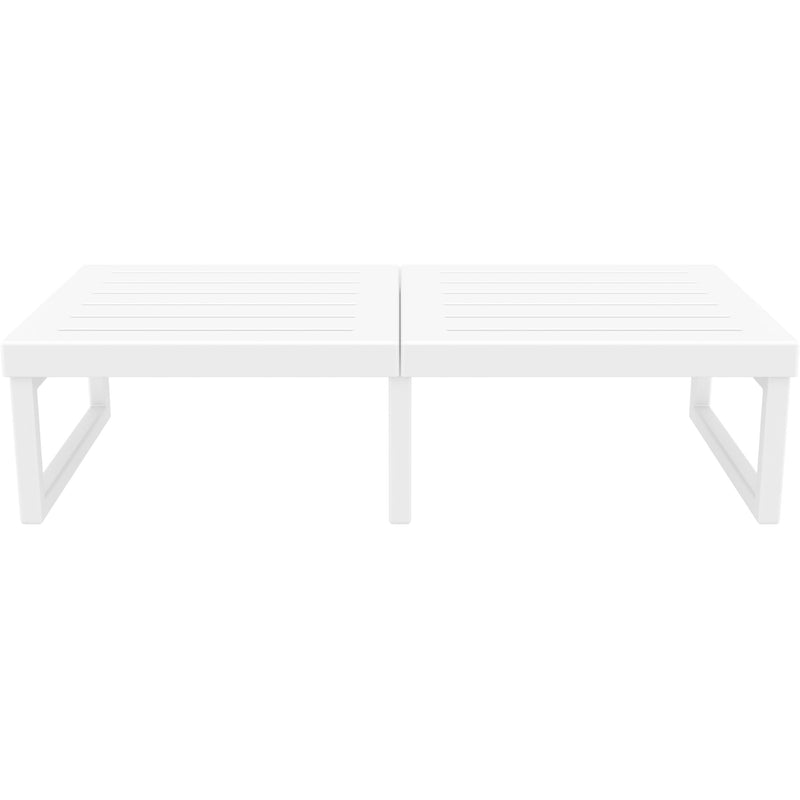 Mykonos Lounge Table XL - Silver Grey