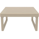 Mykonos Lounge Table - Silver Grey