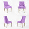La Bella Violet French Provincial Dining Chair Amour Oak Leg