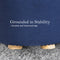 La Bella 2 Set Dark Blue Fabric Ottoman Round Wooden Leg Foot Stool