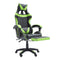 La Bella Green Gaming Office Chair Epic Ergonomic Racing Footrest