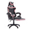 La Bella Pink Gaming Office Chair Epic Ergonomic Racing Footrest