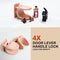 Appason 4X Apricot Pink Door Lever Lock Pet Child Proof Adhesive Handle Lock