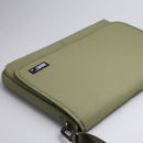 ST'9 L size 15.6/16 inch Khaki Laptop Sleeve Padded Shoulder Bag Travel Carry Case LATO