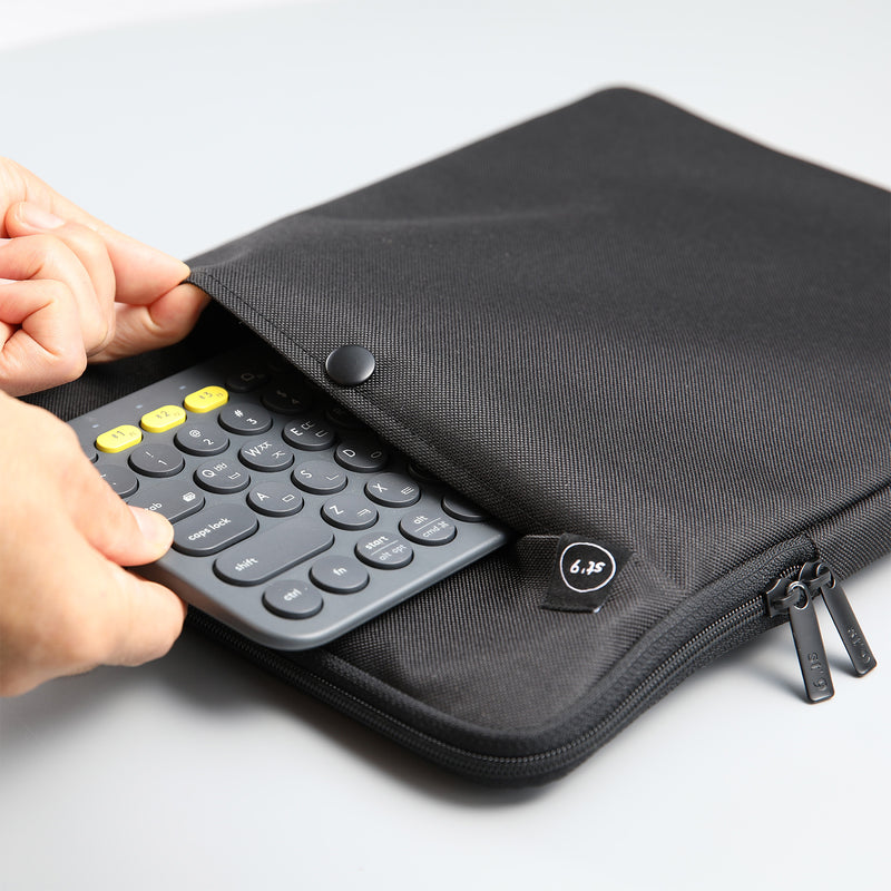 ST'9 M size 13 inch Black Laptop Sleeve Padded Travel Carry Case Bag LUKE