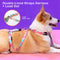 Banhamsisun S Dog Double-Lined Straps Harness and Lead Set Leash Adjustable No Pull