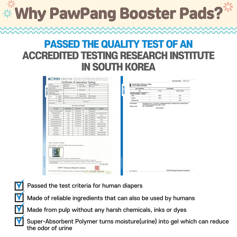 PawPang S Dog Wrap Reusable Male + 10 Ct S Diaper Booster Pads Disposable