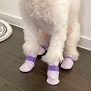Daeng Daeng Shoes 28pc S Pink Dog Shoes Waterproof Disposable Boots Anti-Slip Socks