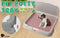 PS KOREA Grey Dog Pet Potty Tray Training Toilet Detachable Wall T2