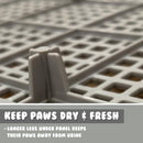 PS KOREA Grey Dog Pet Potty Tray Training Toilet Portable T3