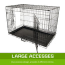 Paw Mate Wire Dog Cage Foldable Crate Kennel 36in with Tray