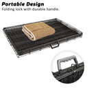 Paw Mate Wire Dog Cage Foldable Crate Kennel 42in with Tray + Cushion Mat Combo
