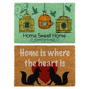 2 x Doormat for Front Door Entryway Cursive Natural Coconut Coir Floor mat Outdoor 40x60cm