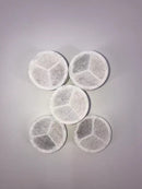 8 x Pet Dog Cat Fountain Filter Replacement Activated Carbon Ion Exchange Resin Triple Filtration System Automatic Water Dispenser Compatible