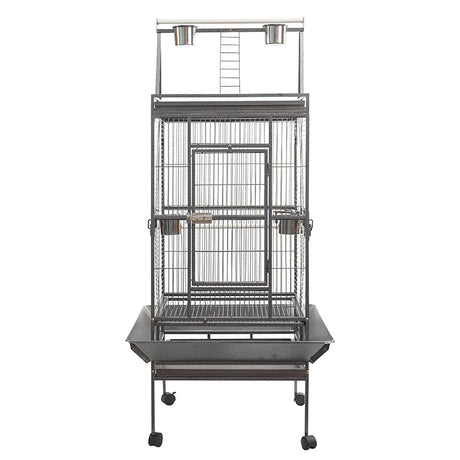 YES4PETS 174 cm Large Bird Budgie Cage Parrot Aviary With Wheel