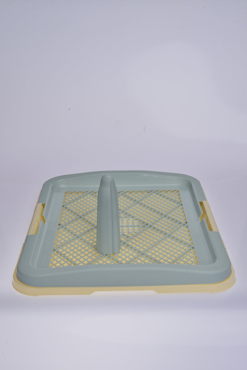 Medium Portable Dog Potty Training Tray Pet Puppy Toilet Trays Loo Pad Mat