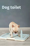 Medium Portable Dog Potty Training Tray Pet Puppy Toilet Trays Loo Pad Mat