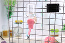 2 x Pet Hanging Water Bottle No Drip Water Dispenser Rabbit Dog Cat Drinking Bottle-Pink