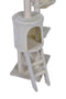 138cm Cat Scratching Post Tree Post House Tower with Ladder-Beige