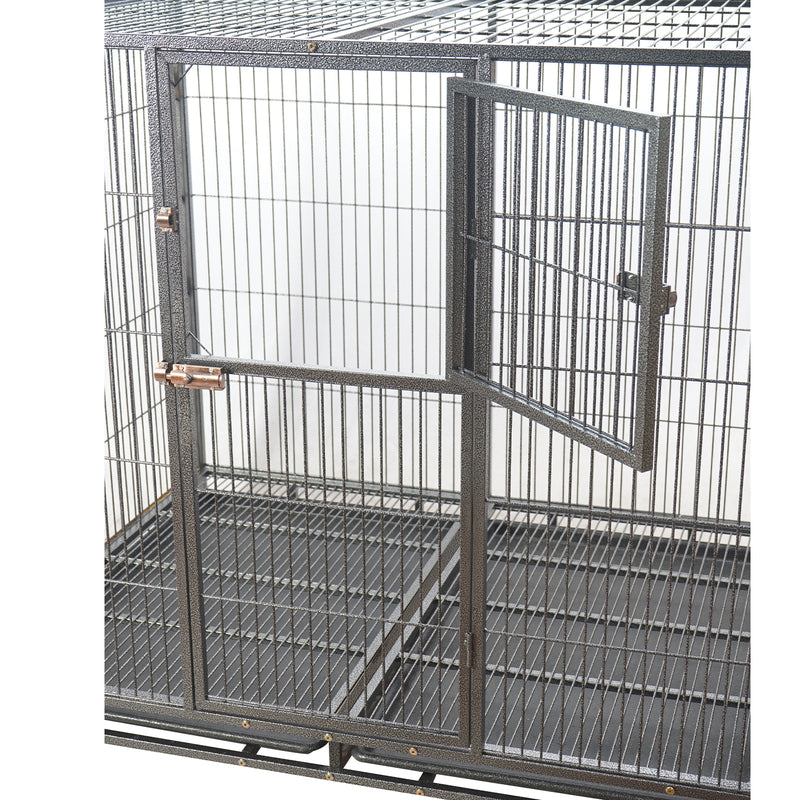 YES4PETS XXL Pet Dog Cat Cage Metal Crate Kennel Portable Puppy Cat Rabbit House