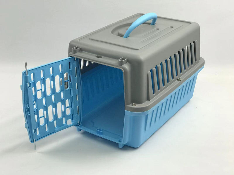 Blue Small Dog Cat Rabbit Crate Pet Guinea Pig Carrier Kitten Cage