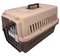 New Medium Dog Cat Rabbit Crate Pet Carrier Cage With Bowl & Tray Brown